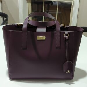 Beautiful Kate Spade Bag with Detachable Shoulder Strap, Plum, Never Used